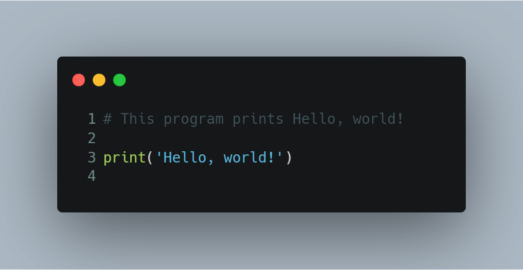 Hello World Program